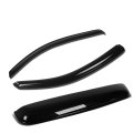 Tacoma 2dr Regular Cab 2pcs Window Deflector Rain Guard 38 Inches Sun Roof Visor Dark Smoke 
