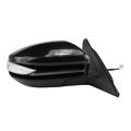 Passenger Side Mirror For Nissan Altima Sedan Textured Black With Ptm Cover Turn Signal Foldaway Heated Power 68609n 