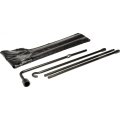 Toyota Tundra 2007-2018 Spare Tire And Jack Tool Kit Steel Black With Lug Wrench Jack Arm Tool Sleeve 2 Extension Arms 