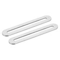 2pcs Adjustable Flat Mending Plate Support With Slot 4 33 X 0 75 Inch Stainless Steel Slotted Straight Brace Brackets For 