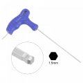 Uxcell 1 5mm Ball End Hex Key T-handle Wrench Spanner Metric Cr-v Steel