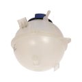 Coolant Reservoir For Audi S3 2001 2002 2003 White Plastic Pressurized Tank With Spring Loaded Twist Cap Replaces 1c0121403c 