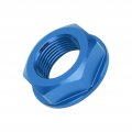 Rear Wheel Axle Nut Fydun M22x1 5 Aluminum Lock Motorcycle Parts Replacement For Yamaha Kawasaki Suzuki Blue