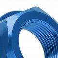 Rear Wheel Axle Nut Fydun M22x1 5 Aluminum Lock Motorcycle Parts Replacement For Yamaha Kawasaki Suzuki Blue