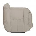 Secosautoparts Passenger Side Top Lean Back Perforated Leather Replacement Seat Cover Compatible With Cadillac Escalade Esv Ext