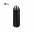 Uxcell Ball Point Set Screws 10pcs M8 X 25mm High Carbon Steel Metric Spring Hex Socket Grub Screw