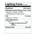Satco S3671 Model 40g30 W Incandescent Light Bulb Pack Of 6 Gloss White Finish 40 Watts G30 Lamp Shape Medium Base E26 Ansi 120