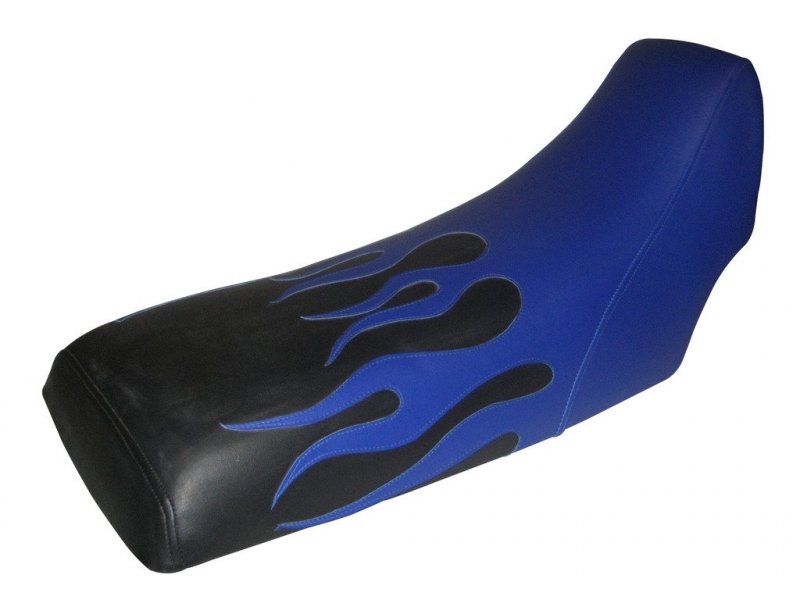 Verde Powersports Vps Seat Cover For Yamaha Banshee Blue Flame Black