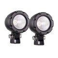 Super Bright Offroad 2 Round Motorcycle Led Fog Light Pods 6000k Cool-white Long Range Flood Beam Rugged Die-cast Aluminum 
