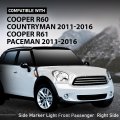 Front Right Turn Signal Light Side Marker For Mini Cooper R60 Countryman R61 Paceman 2011-2016 Passenger White Lens 63139802570