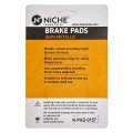 Niche Brake Pad Set For Honda Shadow Ace 750 1100 Fury Triumph Bonneville Bmw Front Rear Semi-metallic 3 Pack
