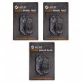 Niche Brake Pad Set For Honda Shadow Ace 750 1100 Fury Triumph Bonneville Bmw Front Rear Semi-metallic 3 Pack