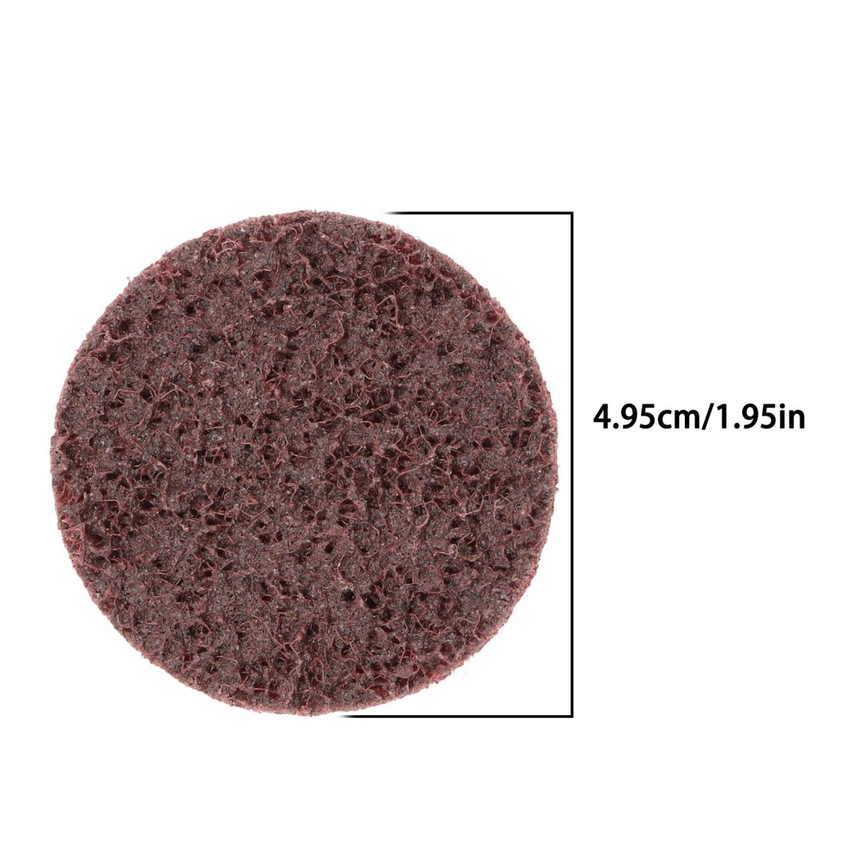 2 In Torque Sanding Discs Medium Prep Pad 25 Pcs Aluminum And Nylon Abrasive Wheels For Metal Polishing Weld Preparation