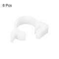 Uxcell Double Gripping Nylon Hose Clamps 8pcs 10 3-11 4mm Adjustable Snap Grip Plastic Clamp For Fuel Line Hoses Plumbing
