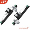 A-premium Power Window Regulator With Motor And Auto Up Down Function Compatible Nissan Altima 2013-2018 Sedan Front Side 2-pc