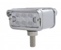 United Pacific 39415 6 Led Dual Function Double Face Light With Horizontal Bezel Amber Red Clear Lens 