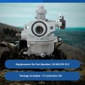 Carburetor With Filter Replacement For Honda Crf110f 2013 2018 Dirt Bike Part Number 16100-kyk-912