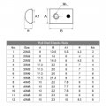 Roll-in Spring M4 T Nut Roll Ball Elastic Nuts For 2020 Series Aluminum Extrusion Profile Suitable With 6mm Groove Depth Pack
