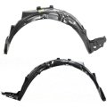 Front Fender Liner Splash Guard Pair For Honda Civic 2006 2007 2008 2009 2010 2011 Sedan Lx Ex L Gx Si Hybrid Ho1248134 