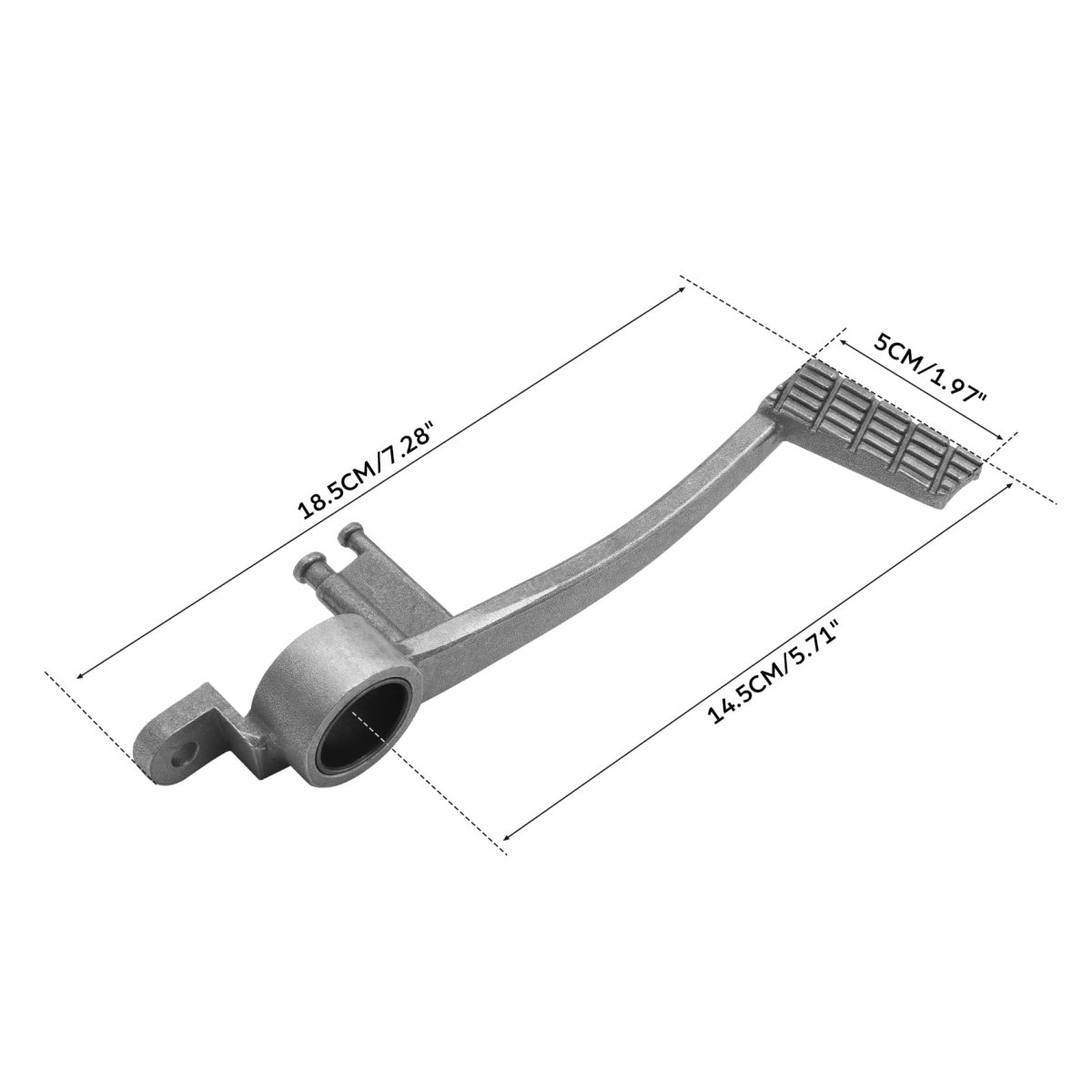 Tcmt Aluminum Silver Rear Brake Foot Pedal Lever Fits For Suzuki Gsxr600 Gsxr750 2016-2025