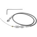 36 In Throttle Cable Replacement For Chevrolet 1997 To 2004 Ls1 Engines 5 7l Silver Stainless Steel And Rubber Accelerator 