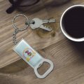 Graphics More Hatching Party Little Bundle Of Joy Baby Shower Keychain Rectangle Chrome Plated Metal Bottle Cap Opener
