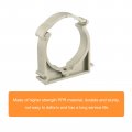 Uxcell 50mm Dia Pipe Clamps Clips Ppr Water Hose Fittings Tube Holder With Lock For Supply Gray 2 Pcs