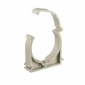 Uxcell 50mm Dia Pipe Clamps Clips Ppr Water Hose Fittings Tube Holder With Lock For Supply Gray 2 Pcs