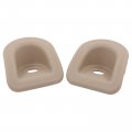Front Driver And Passenger Side Door Trim Lock Knob Bezel Camel For Ford Mustang 2005-2014 
