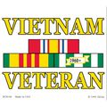 Vietnam Service Ribbon Sticker 2-3 8 X4-3 4 