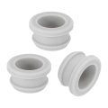 3pcs Rubber Grommets 21mm Drill Hole 16 5mm Id Top Hat Grommet Silicone Plug Gasket Wires Protection For Wiring Automotive Gray 