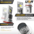 9004 Led Headlight Bulbs 1 High And Low Beam Canbus Error Free 6000k Pure White 11200lm Pair For Hb1 Size