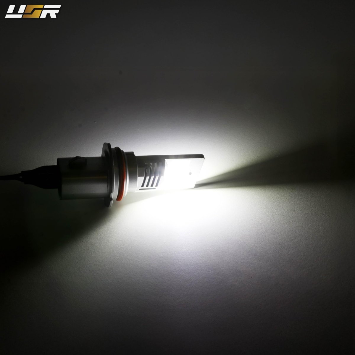 9004 Led Headlight Bulbs 1 High And Low Beam Canbus Error Free 6000k Pure White 11200lm Pair For Hb1 Size