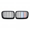 Astra Depot Pair E36 Kidney Grille Double Line Compatible With 1992-1996 Bmw 316i 318i 318is 320i 323i 325i 328i Pre-lci Glossy