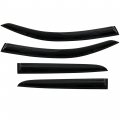 Waltyotur Replacement For 2017-2021 Toyota C-hr Chr Jdm Mugen Style 3d Wavy Black Tinted Window Visor Vent
