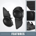 A Absopro Front Left Right Side Fog Light Grille Cover 52128-08020 52127-08020 Bezel Trim For Toyota Sienna 2011-2015 1 Pair