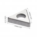 Uxcell Carbide Insert Seats Shim Mt1603 Turning Tool Thread Lathe Seat 5pcs
