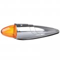 17 Led Amber Len Torpedo Cab Marker Lights Chrome For Kenworth K270 2013-2017 K370 T170 2008-2017 T2000 1997-2010 T270 