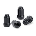 1 2-20 Lug Nuts Ford Explorer Wrangler 20 Piece Set With Socket Key 60 Degrees Conical Seat Black Alloy Steel Tuner For 
