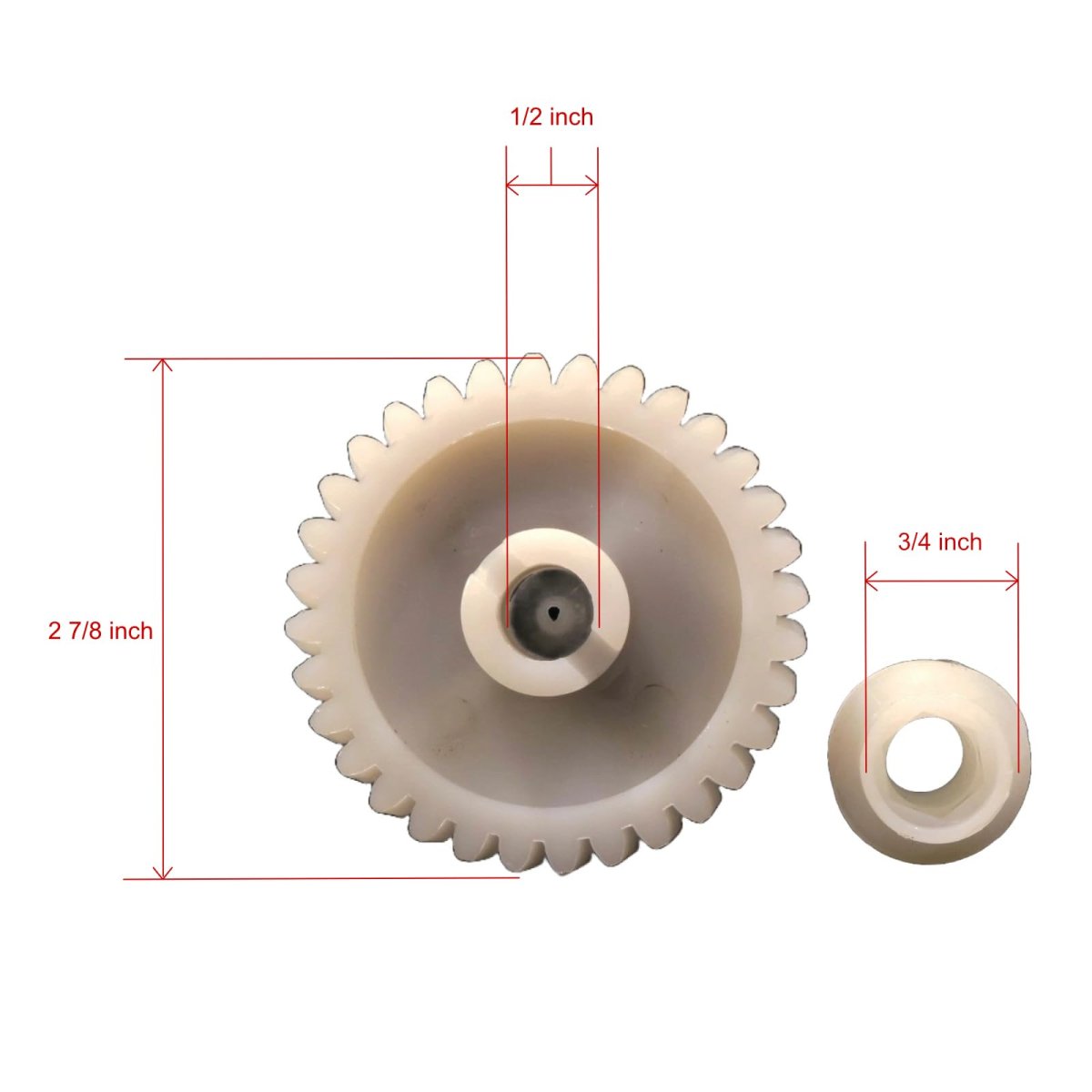 Drive And Worm Gear Kit With Bushing Fittings Pins Lubricant Replaces 41a2817 For Liftmaster Chamberlain Sears Craftsman Wayne