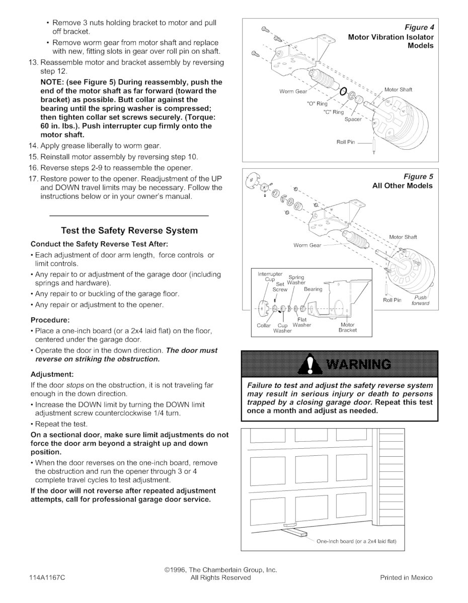 Drive And Worm Gear Kit With Bushing Fittings Pins Lubricant Replaces 41a2817 For Liftmaster Chamberlain Sears Craftsman Wayne