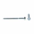 Prime-line Hex Lag Screws 5 16 In X 3-1 2 A307 Grade A Zinc Plated Steel 50 Pack