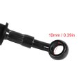 50cm Motorcycle Braided Steel Brake Clutch Oil Hose Line Silver M10-1 25 Connection Universal Fit For Bikes