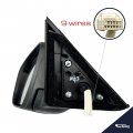 Spieg Ni1320285 Driver Side Mirror Replacement For Nissan Rogue 2014-2016 Power Heated Turn Signal Light Ptm White Cover Lh