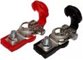 Eaccessories Ea Universal Negative  Positive  Battery Cable Terminal Top Post Connectors Clamps Durable Adjustable Quick 