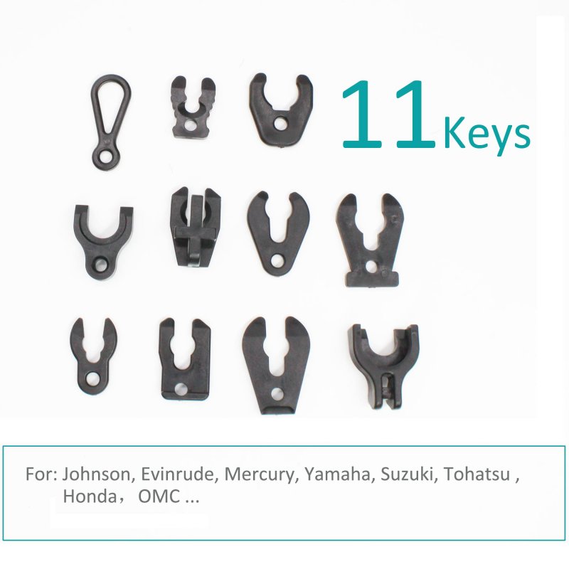 X-haibei Universal Boat Kill Switch Lanyard Tether 11 Keys For Johnson Evinrude Mercury Yamaha Suzuki Outboard Cover Just About
