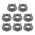 8 Pcs Faucet Mounting Lock Nut G1 2 Abs Plastic Nuts Sinks Parts Winged Locknuts Replacement For Kitchen Bathroom Faucet 