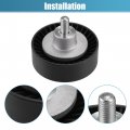 Uxcell Drive Belt Tensioner Assembly Accessory Idler Pulley Deflection No 11287516847 For Bmw X3 2004-2006 Black Metal