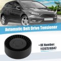 Uxcell Drive Belt Tensioner Assembly Accessory Idler Pulley Deflection No 11287516847 For Bmw X3 2004-2006 Black Metal