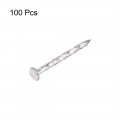 Uxcell Spiral Deck Nails Stainless Steel Nail Shank 32mmx2mm Lxd 100 Pcs